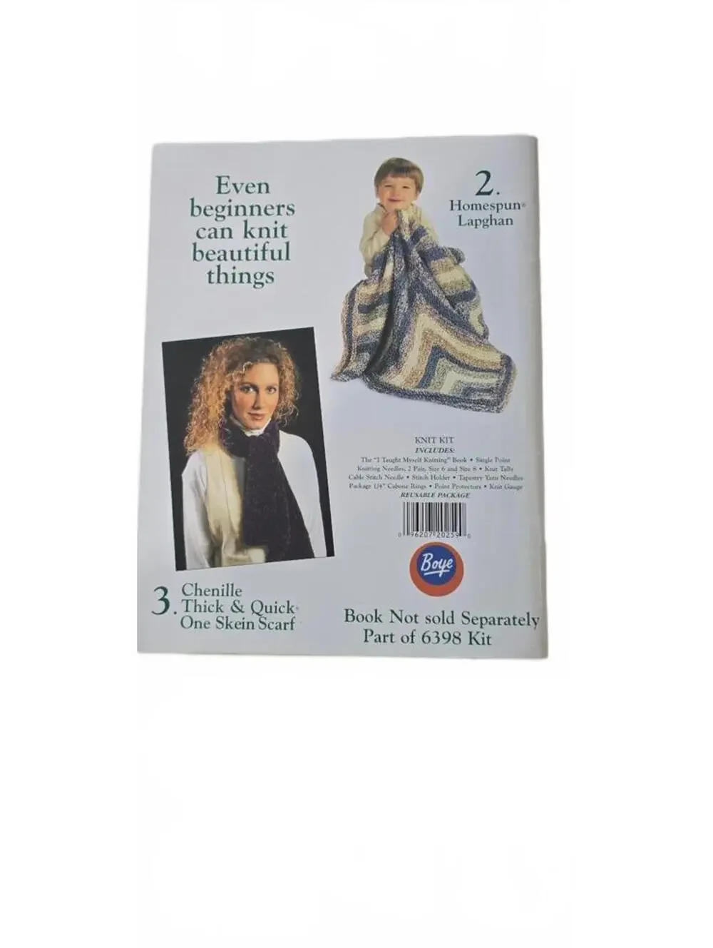 I Taught Myself Knitting Instructional Book with Left-Handed Section